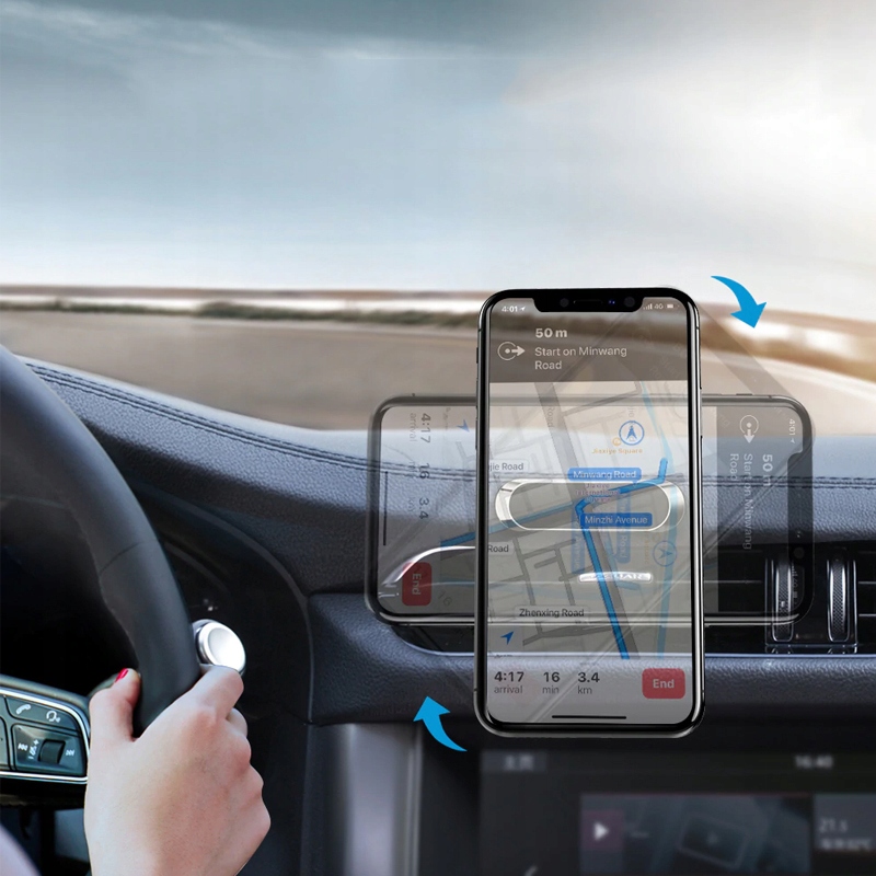 NOWOCZESNY MINI UCHWYT SAMOCHODOWY MAGNETYCZNY DO SAMOCHODU AUTA MOCNY Marka Inna