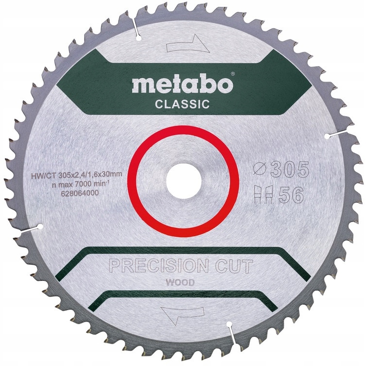 

Tarcza do drewna piła Metabo Hw/ct 305x30 56 zębów
