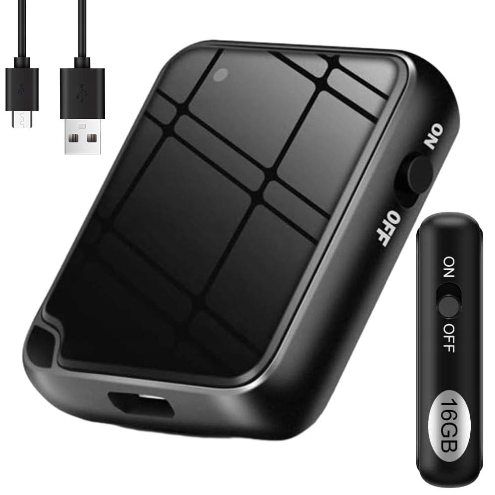 Mini Audio Záznamník Nahrávání Jedním Kliknutím 16 Gb MP3 Záznamník