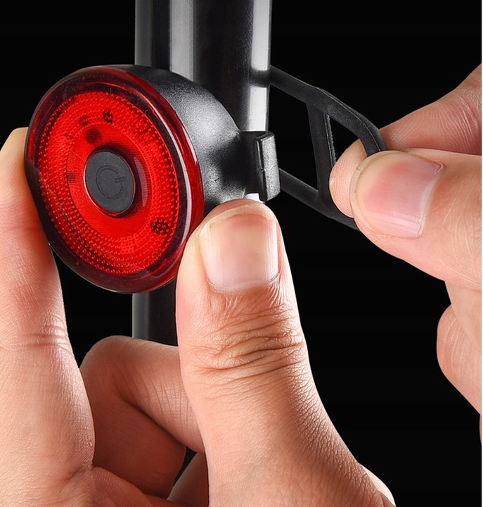 LAMPKA ROWEROWA PRZEDNIA + TYLNA LED ROWER KIEROWNICĘ KLUCZ ROWEROWY PŁASKI Źródło światła dioda LED