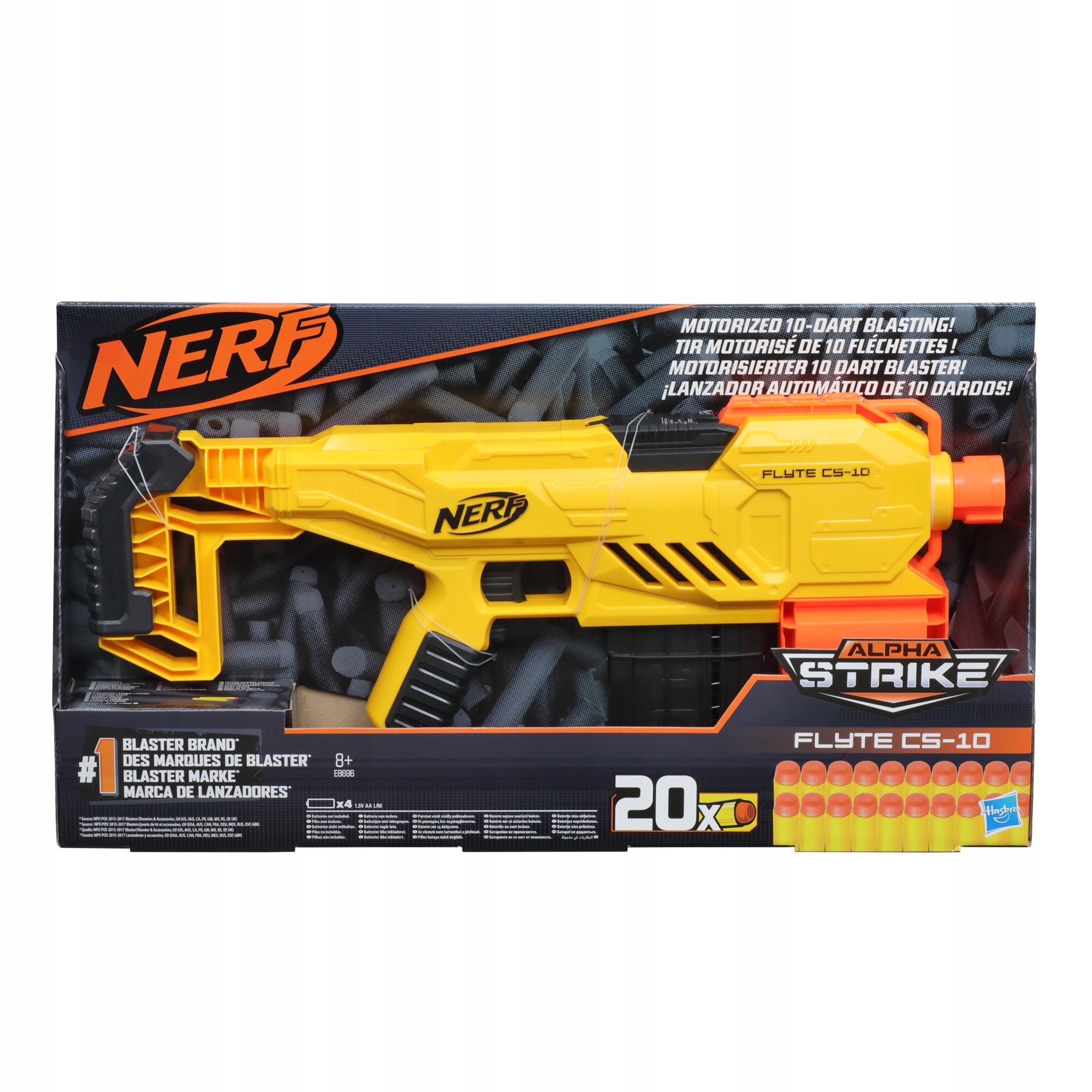 NERF PISTOLET FLYTE CS-10 AUTOMAT + 50x STRZAŁKI Rodzaj pistolety