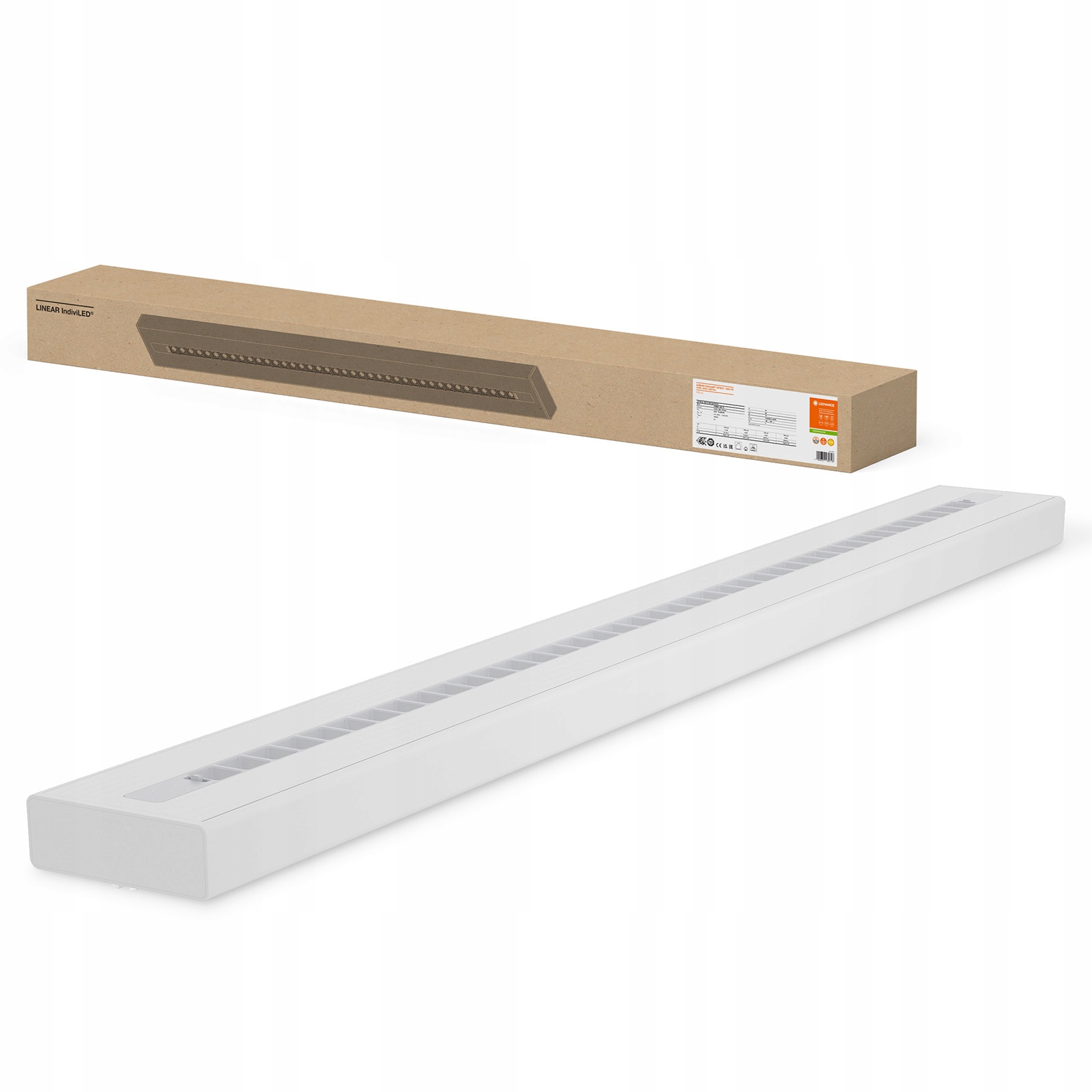 Lampa Lineárne svietidlo osvetľovacia lišta 40W 4660lm 3000K UGR19 Linear