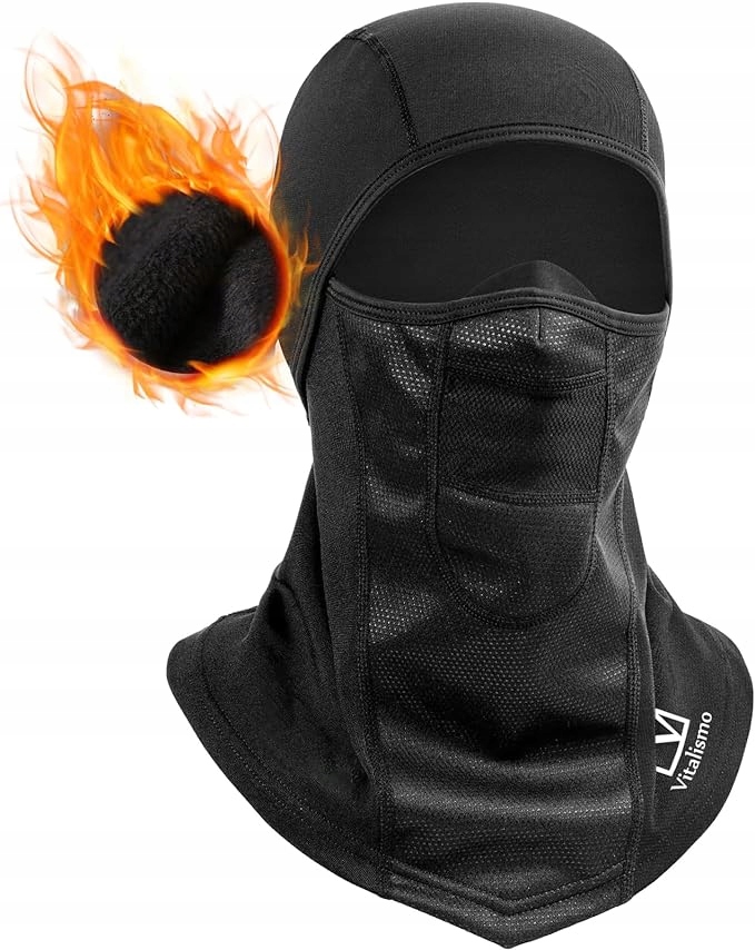 CZAPKA KOMINIARKA ZIMOWA UNISEX WIATROSZCZELNA ROWER MOTOCYKL OCHRONA TWARZ