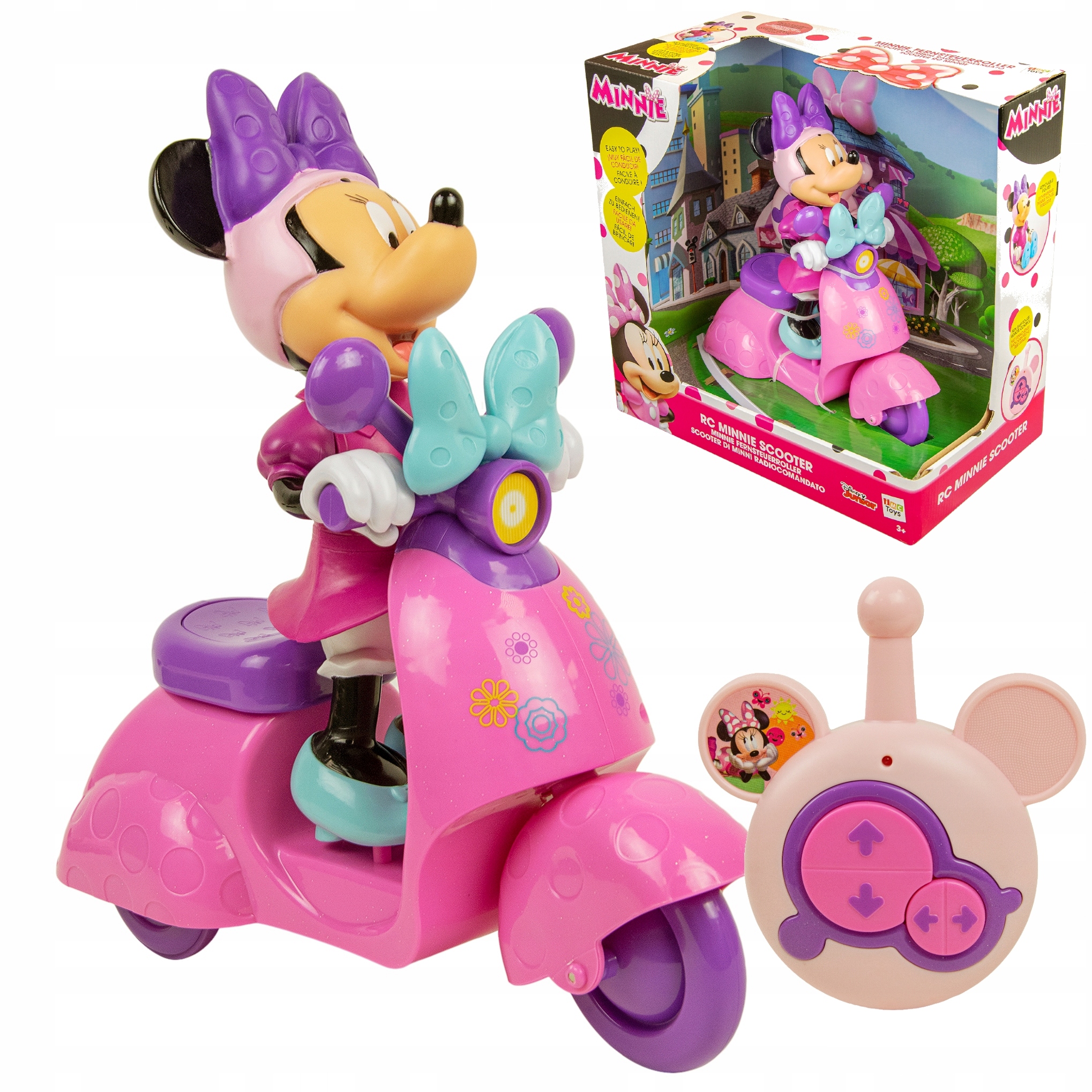 

Myszka Minnie Mini Skuter Sterowany Duża Figurka