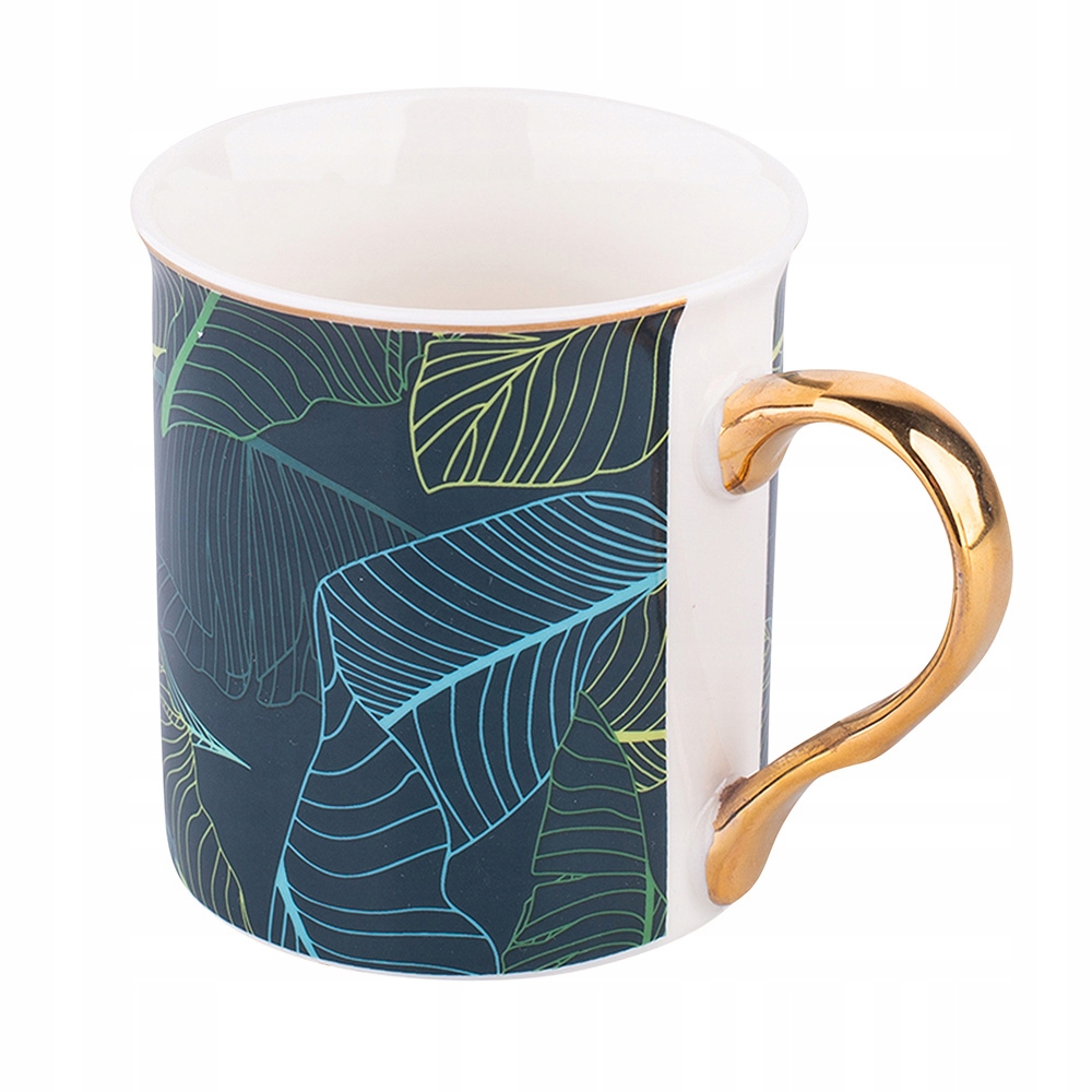 

Kubek Porcelanowy Do Kawy egzotyczny wzór 250 ml