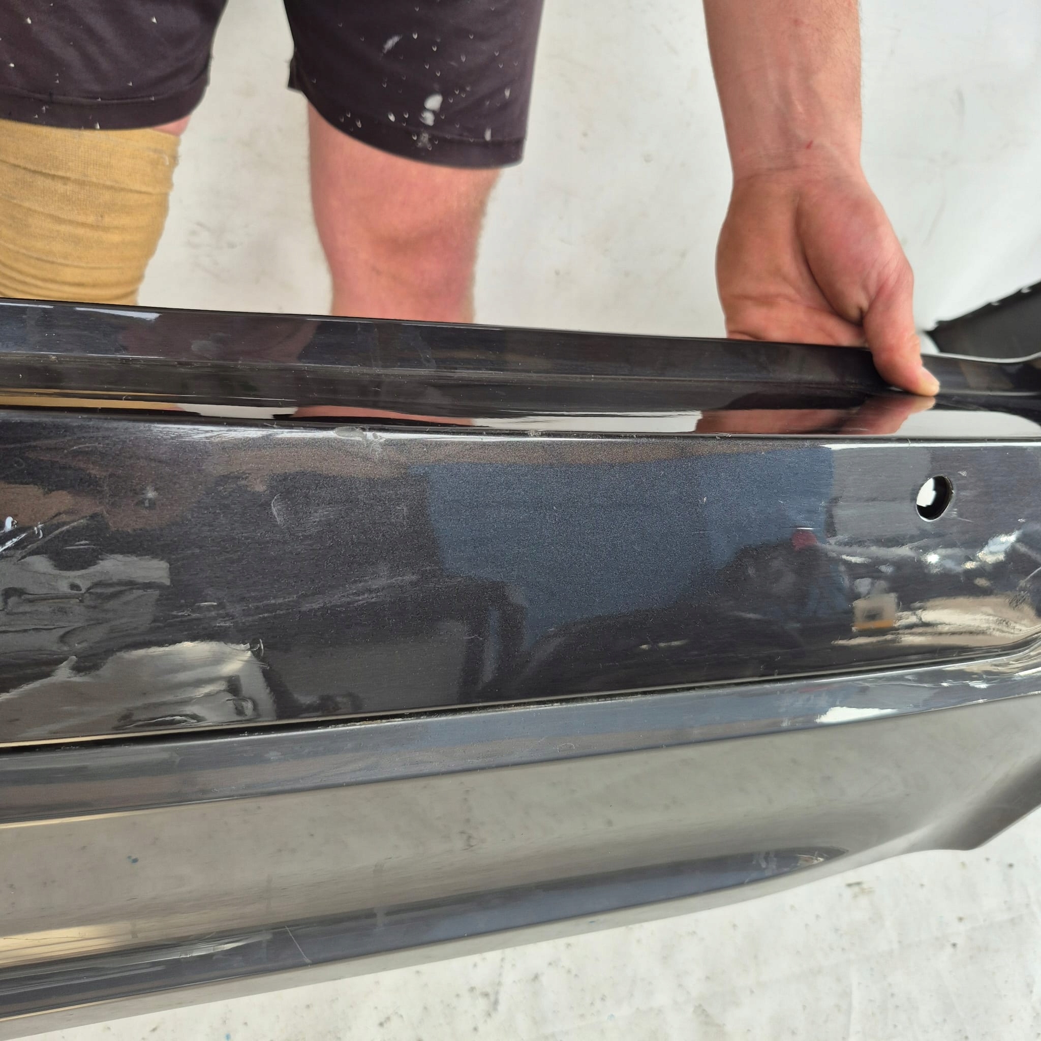BMW 5 G31 KOMBI m-packet 17- bumper rear part rear PDC