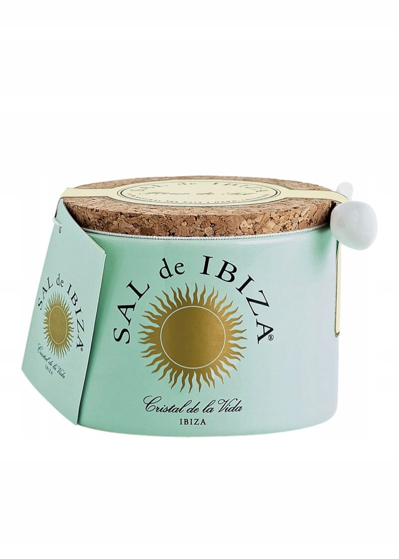 Sal De Ibiza – Naturalna Sól Morska W Ceramicznej Miseczce Z Łyżeczką 150g