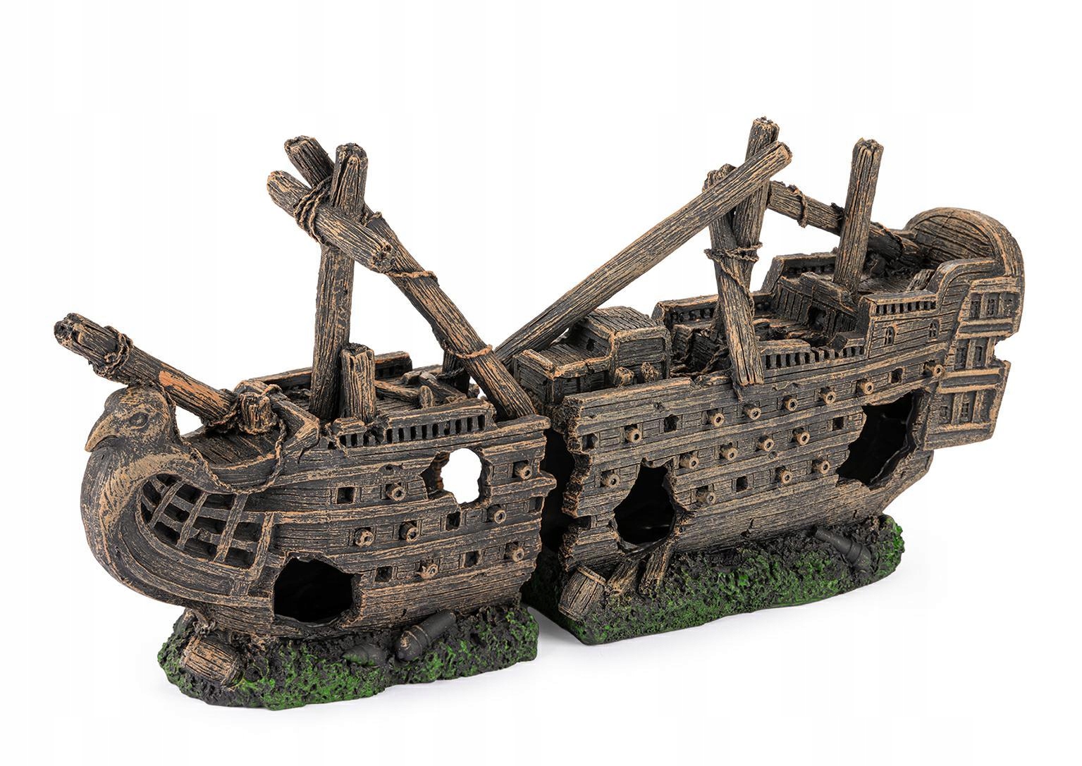 R198 akvarijní ozdoba loď vrak