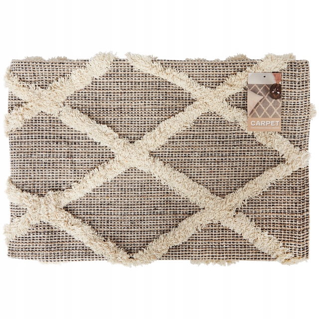 DYWANIK MAKRAMA MAKRAMOWY BOHO RÓŻNE RODZAJE 60x90 Długość 90 cm