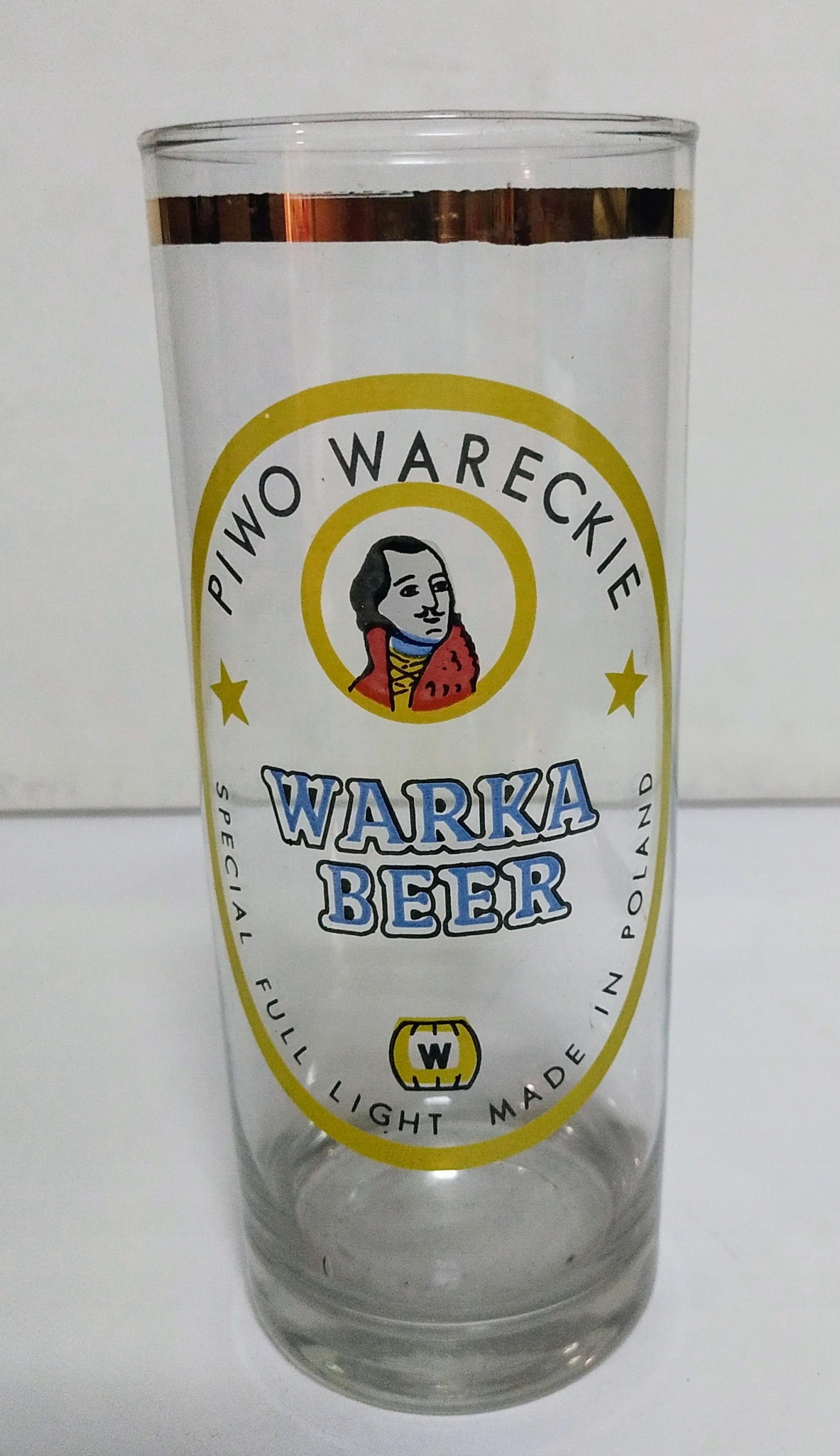 szklanka PIWO WARECKIE WARKA BEER LATA 70/80 PRL