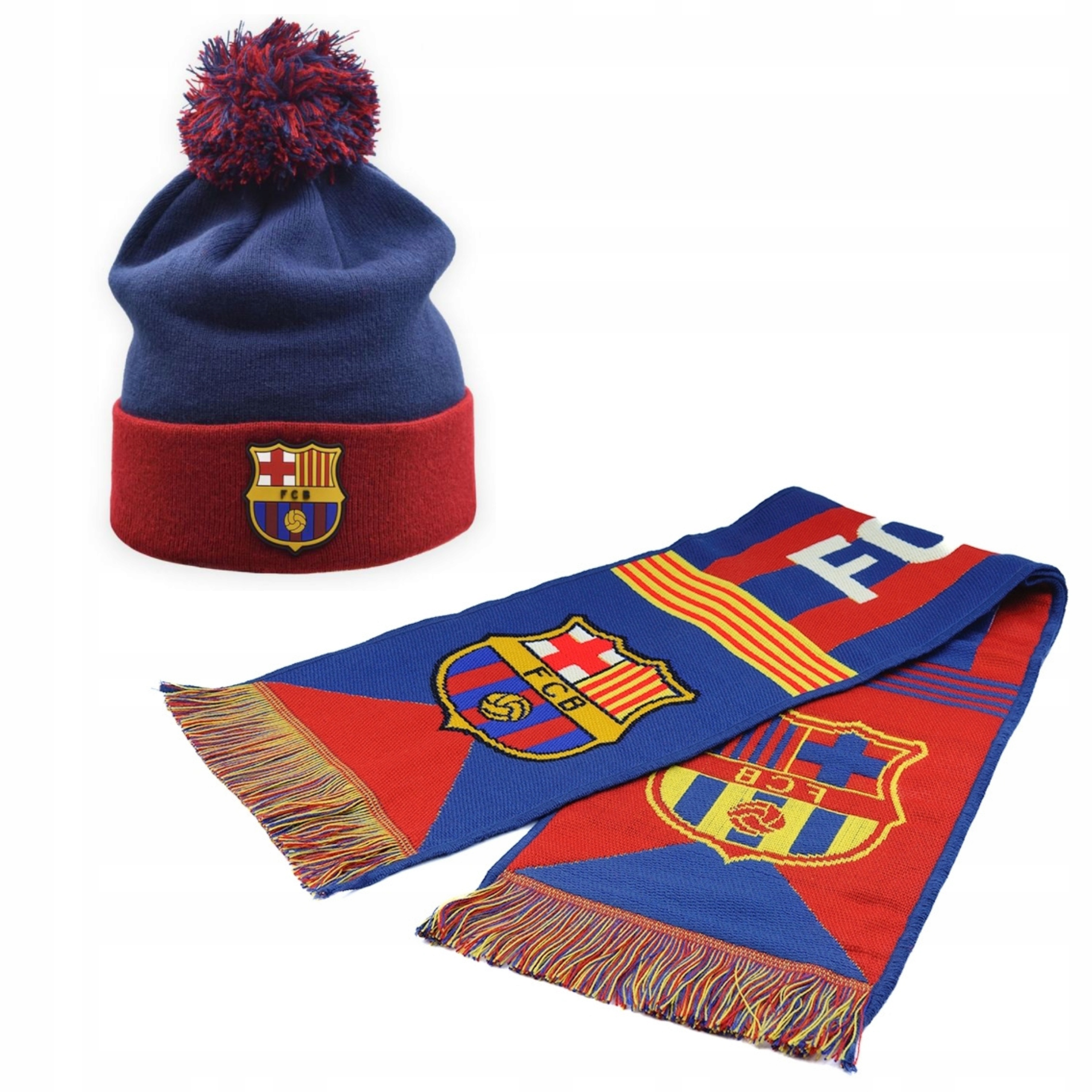 Čepice a šála fanouška s licencovaným setem