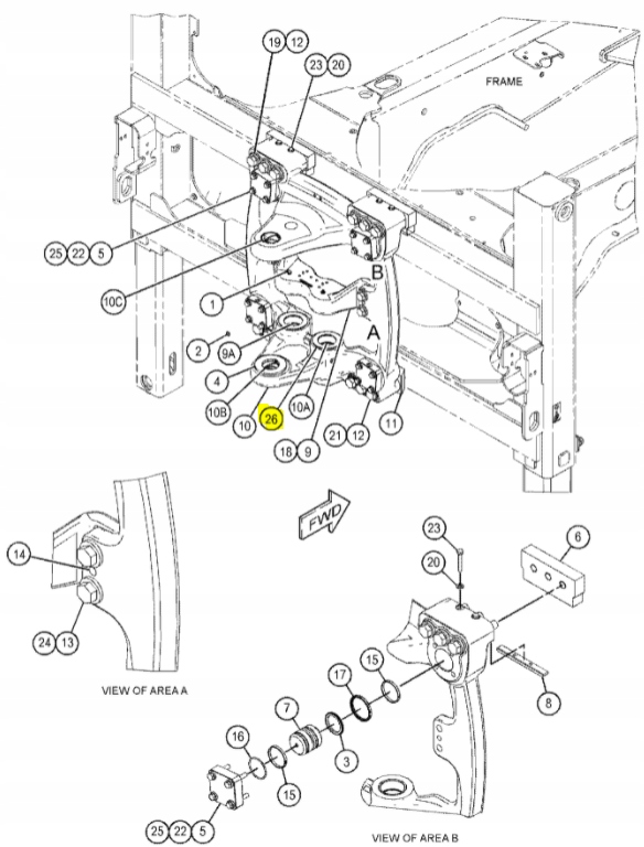 PODKŁADKA DYSTANSOWA 110x71x4mm CAT KOPARKO-ŁADOWARKA 9R0481 W SANIACH Producent części CVA