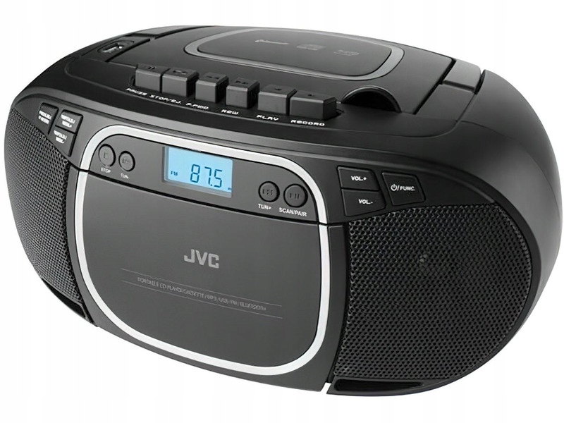 JVC RC-E451B Bluetooth Czarny