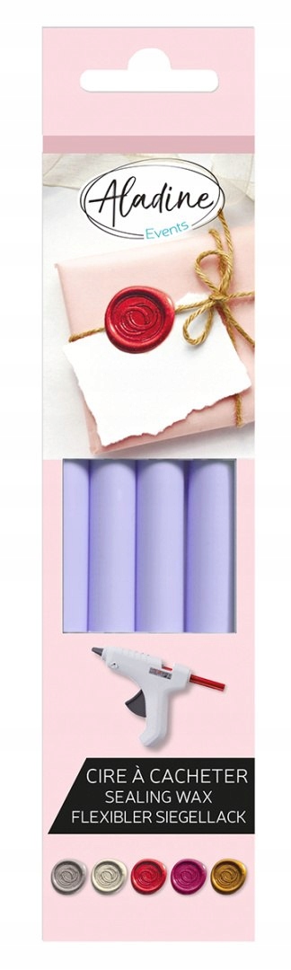 Tyčinky laku 4 ks Pastelově fialová