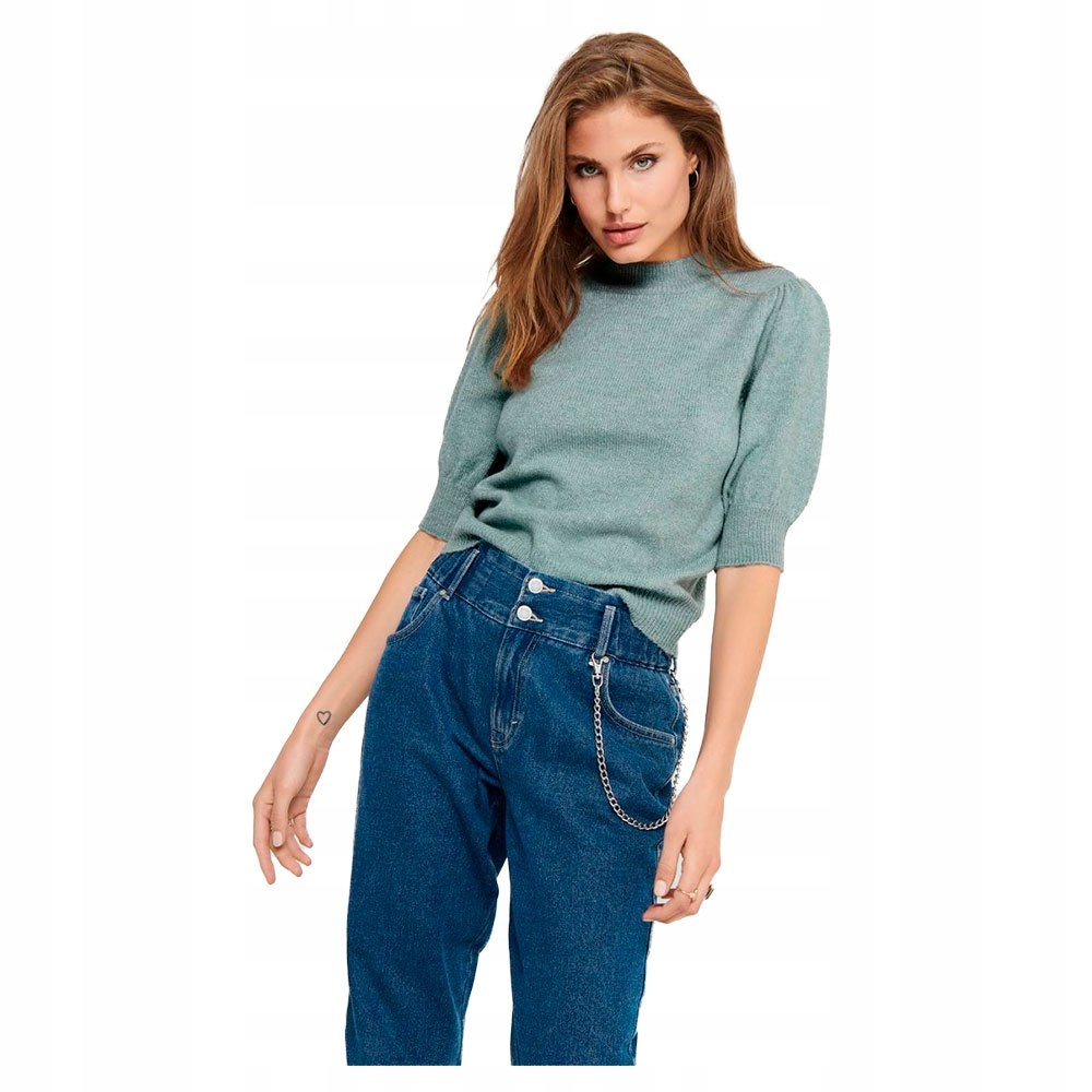 Sweter z bufkami JDY XS Linia regular