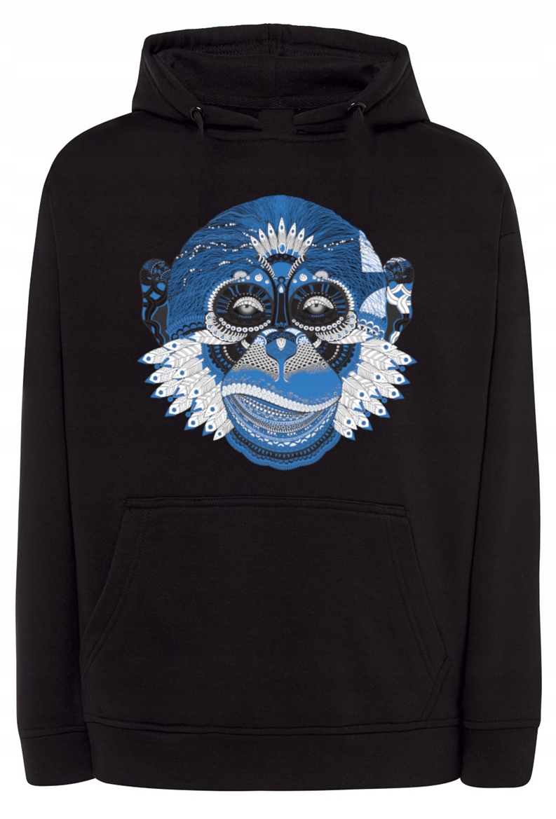 Pánská mikina s krásným barevným potiskem Opice r.XL