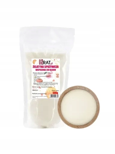 3x Brat Želatina potravinářská vepřová 280 Bloom 500 g