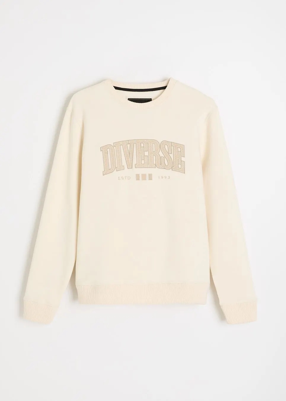 Bluza męska bez kaptura Diverse Classo Kość Słoniowa L