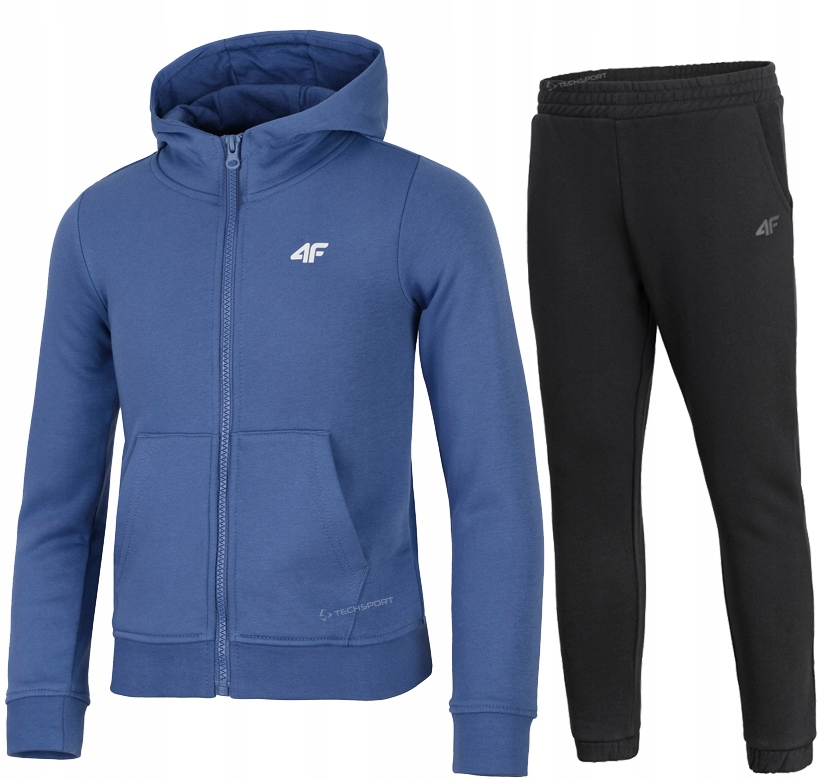 

4F Dziewczęcy Dres Komplet Bluza Spodnie 164