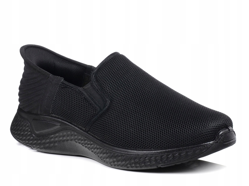 Buty sportowe męskie czarne News 170 wsuwane tekstylne przewiewne 44