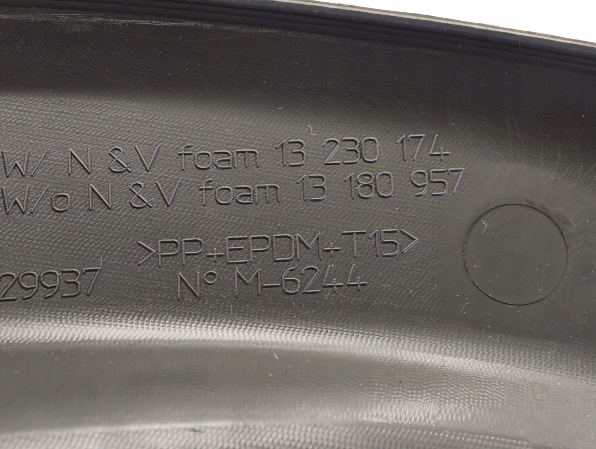 OPEL CORSA D 3D boot upholstery right rear part 13230174 13180957