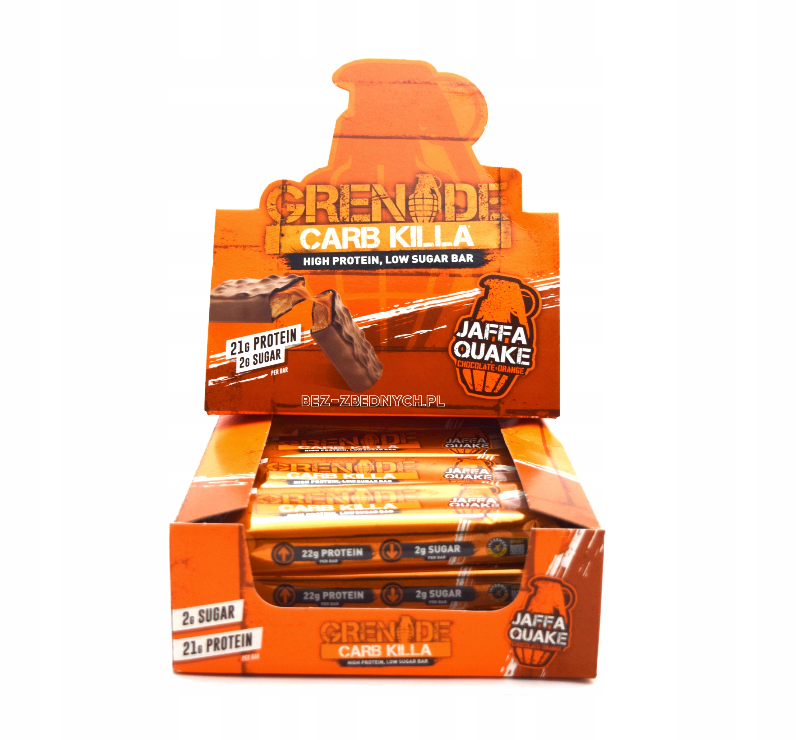 Grenade Carb Killa Protein Bar 60g Proteinová Tyčinka Bez Přidaného Cukru