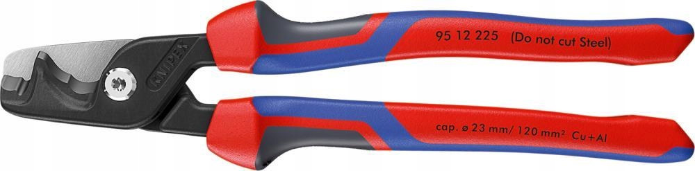 Nůžky na kabely s vícesložkovou rukojetí 225 mm 95 12 225 Knipex