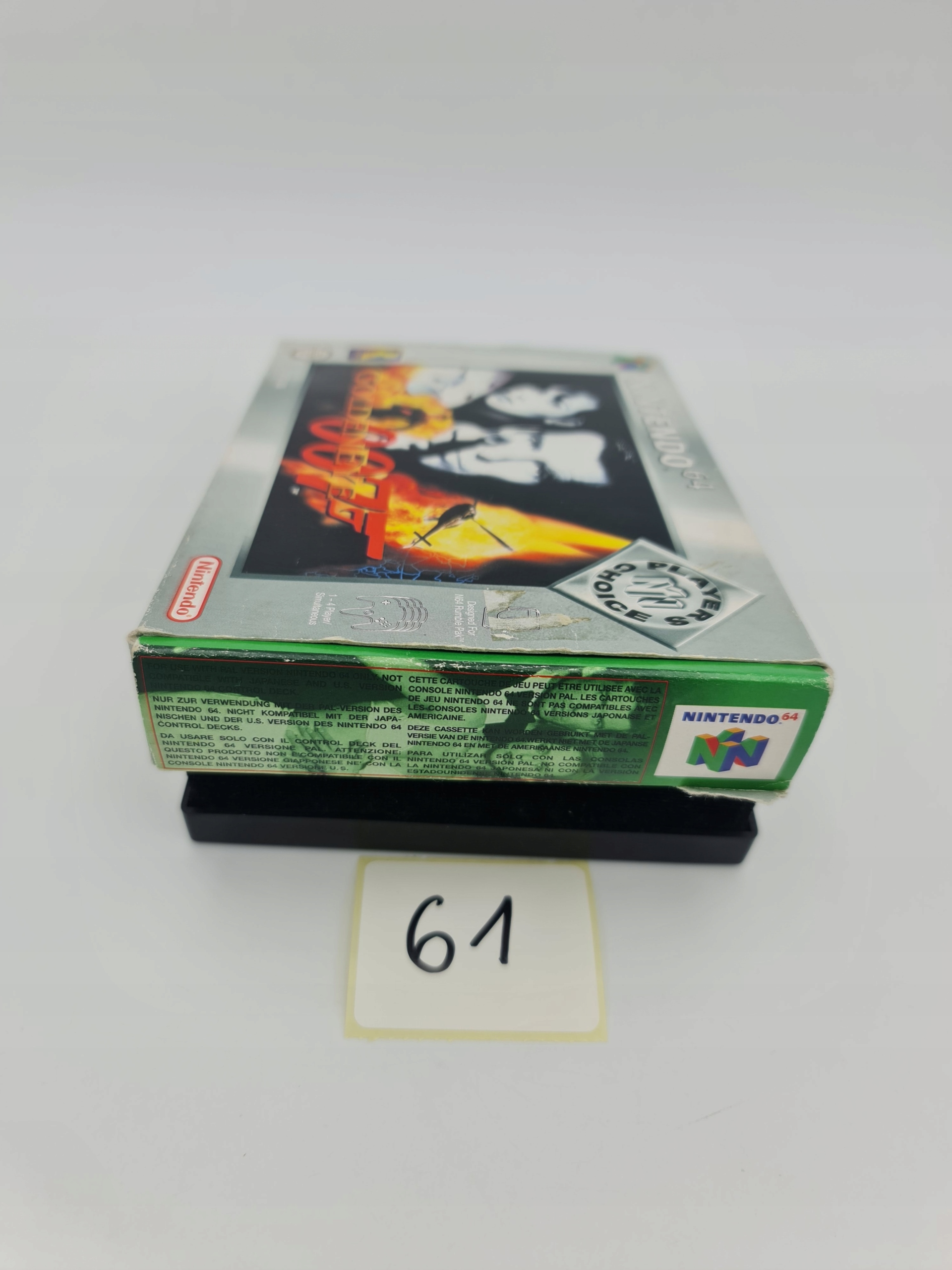 NINTENDO 64 GOLDEN EYE 007 KARTON BOX Platforma Nintendo 64