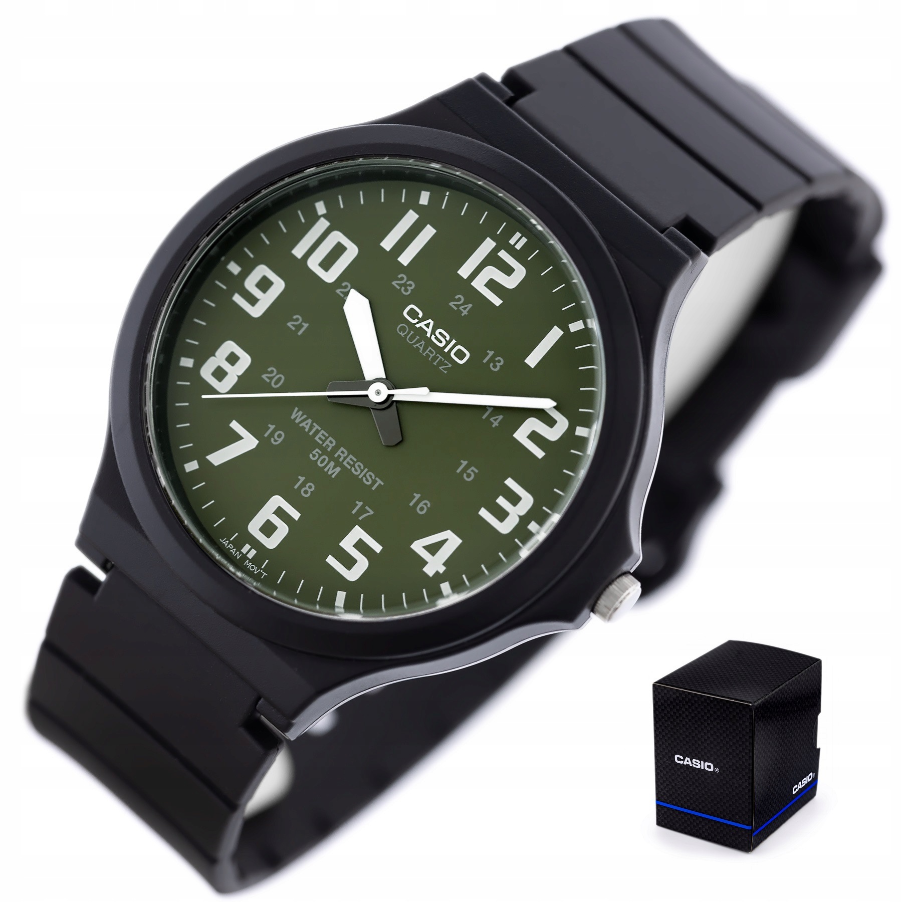 Hodinky Casio pro chlapce Dětské číslice +box Taška Gravírování
