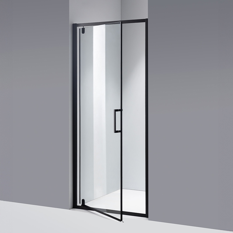 DRZWI PRYSZNICOWE ZOE CZARNE 80 CM 6 MM Wysokość produktu 195 cm