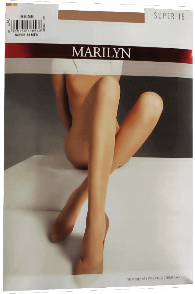 

Marilyn Rajstopy Gładkie 15den Beige r. 4