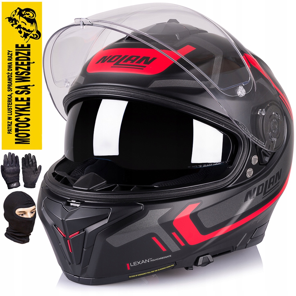 

Kask Motocyklowy Nolan N80-8 Ally N-com Blenda L