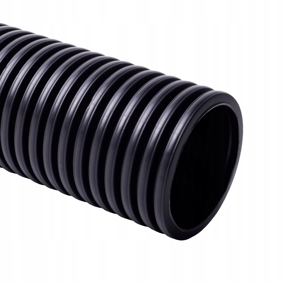 Rura karbowana z podwójnym płaszczem Kopoflex Kf Uv 450N 75/61mm czarna 75