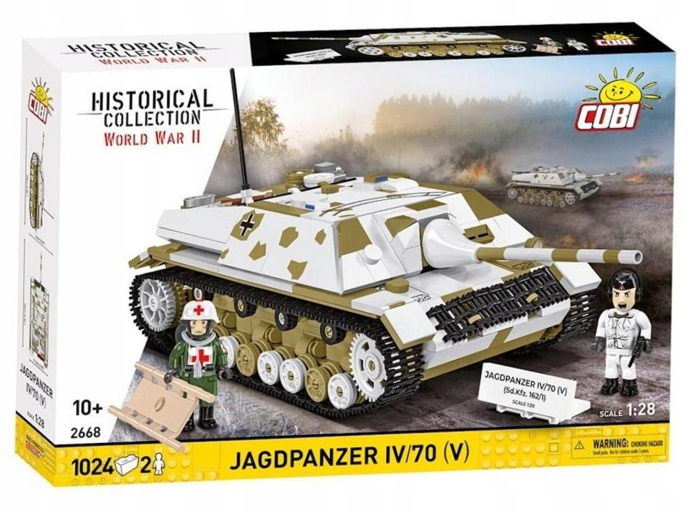 Klocki Konstrukcyjne Cobi 2668 Niszczyciel Jagdpanzer IV/ 70 (V) Wwii Cobi