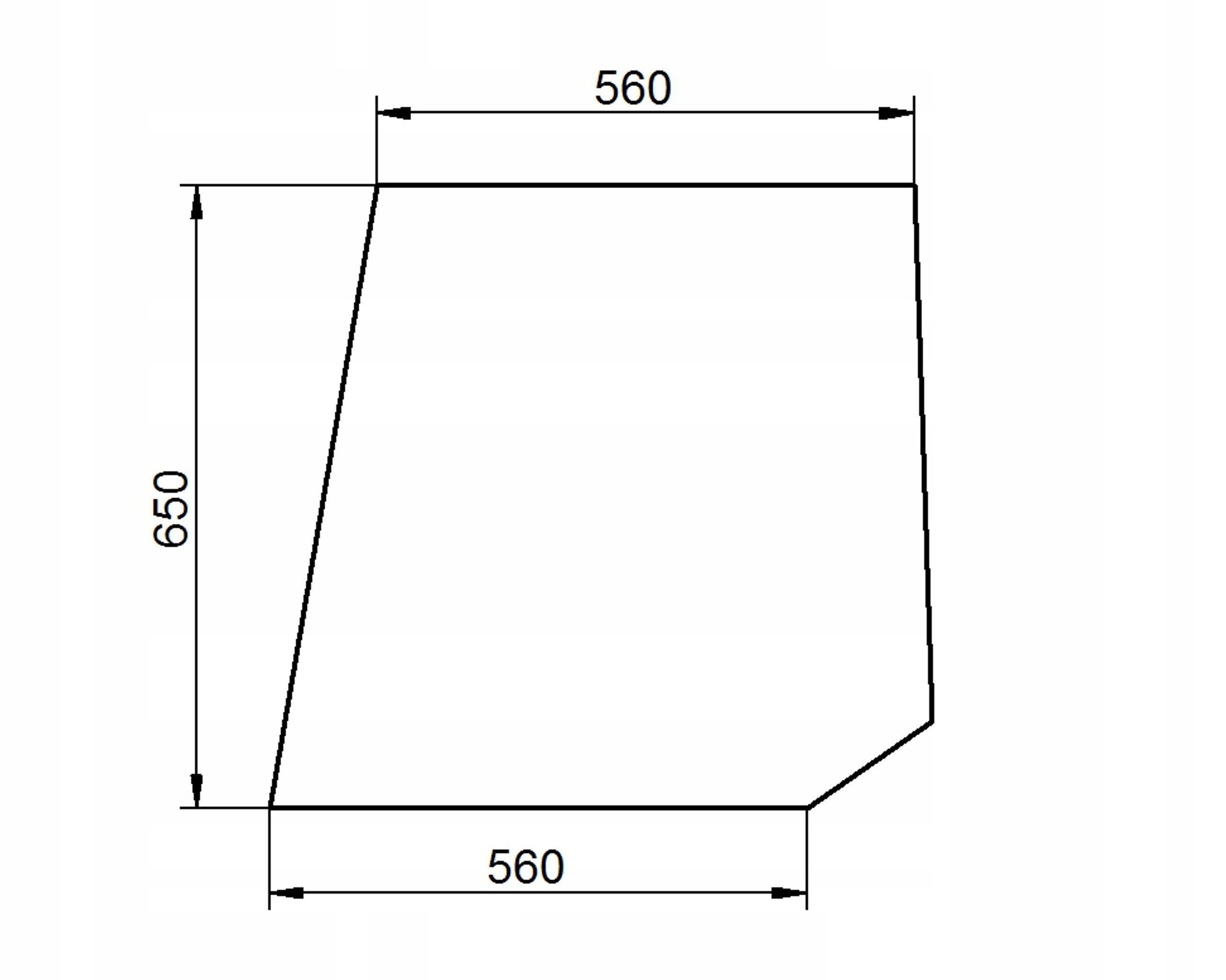 čelní sklo pro traktoru Deutz-Fahr horní dveře 520770