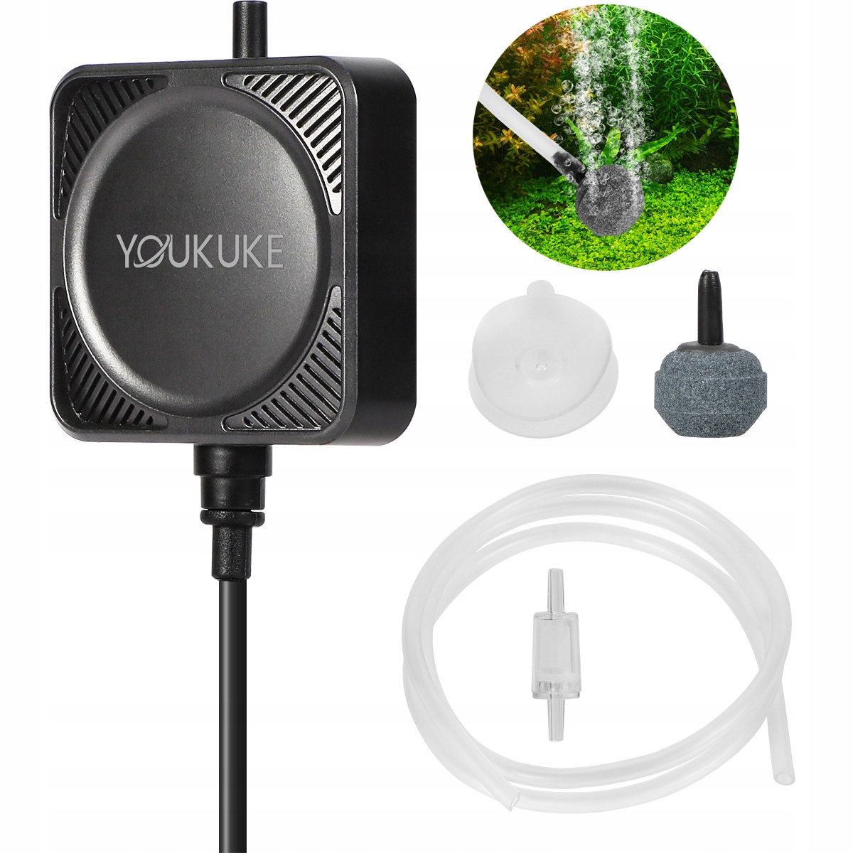Levně Vzduchová Pumpa Do Akvária s zpětným ventilem pro průtok vody