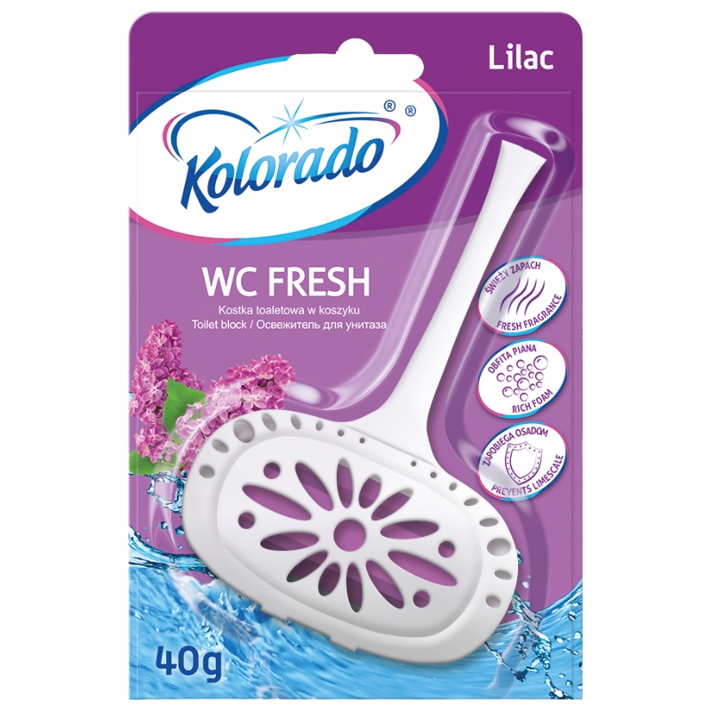 17X Kolorado Wc Fresh Květ bezu Blister Toaletní kostka 40G