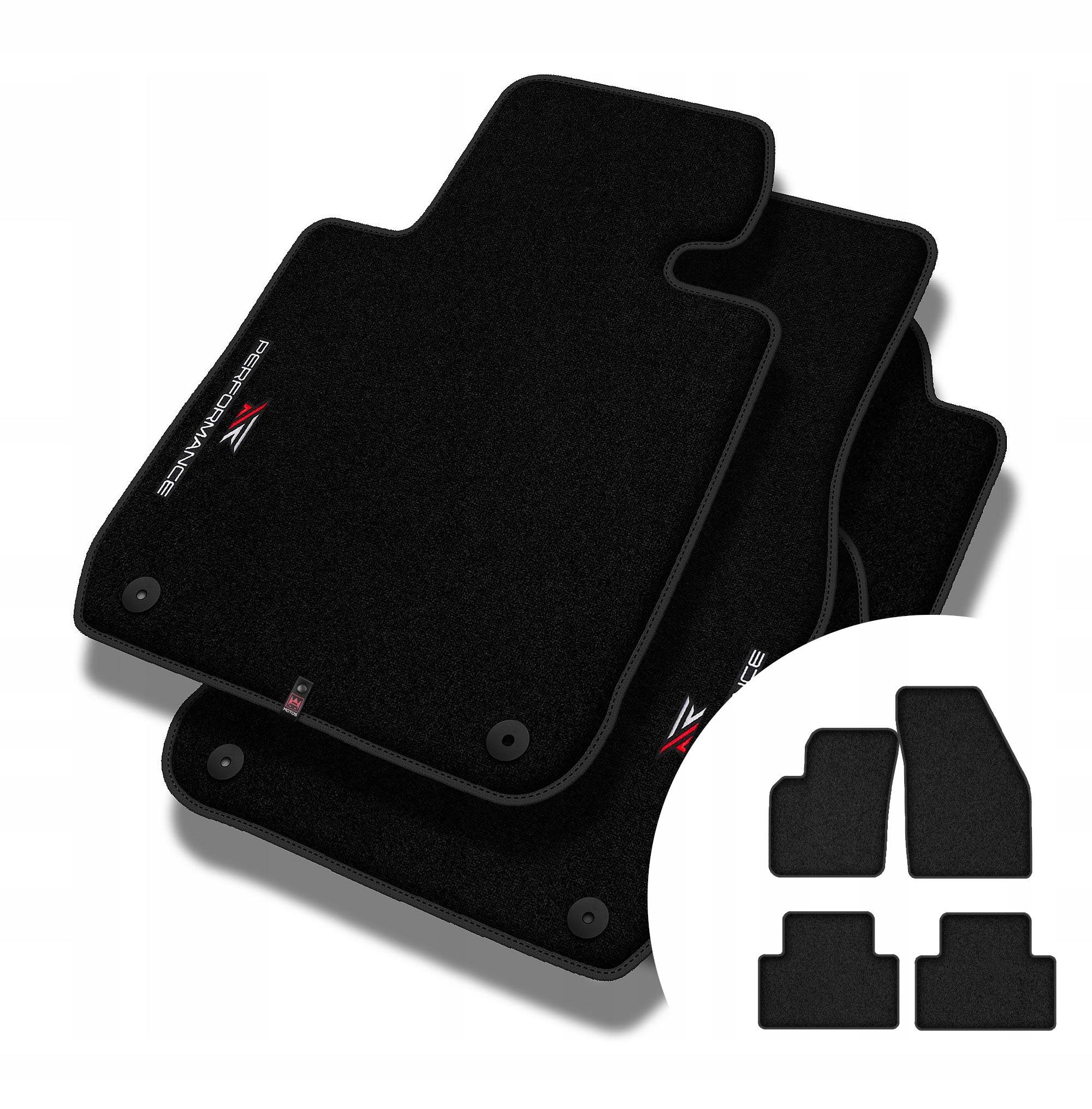 Velúrové koberčeky Performance Premium pre Volvo S40 II 2004-2012