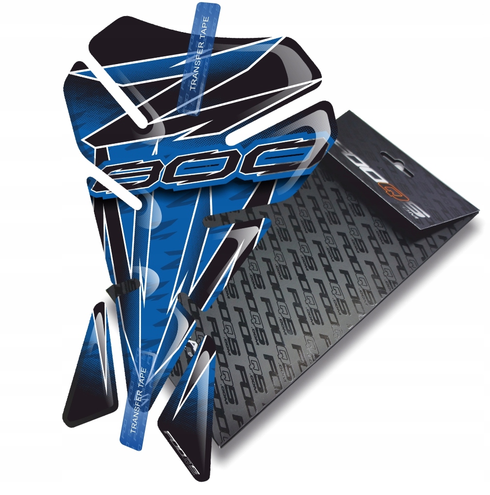 Tank-pad V1 od firmy Fooqs pro Kawasaki Z-800 Modrý