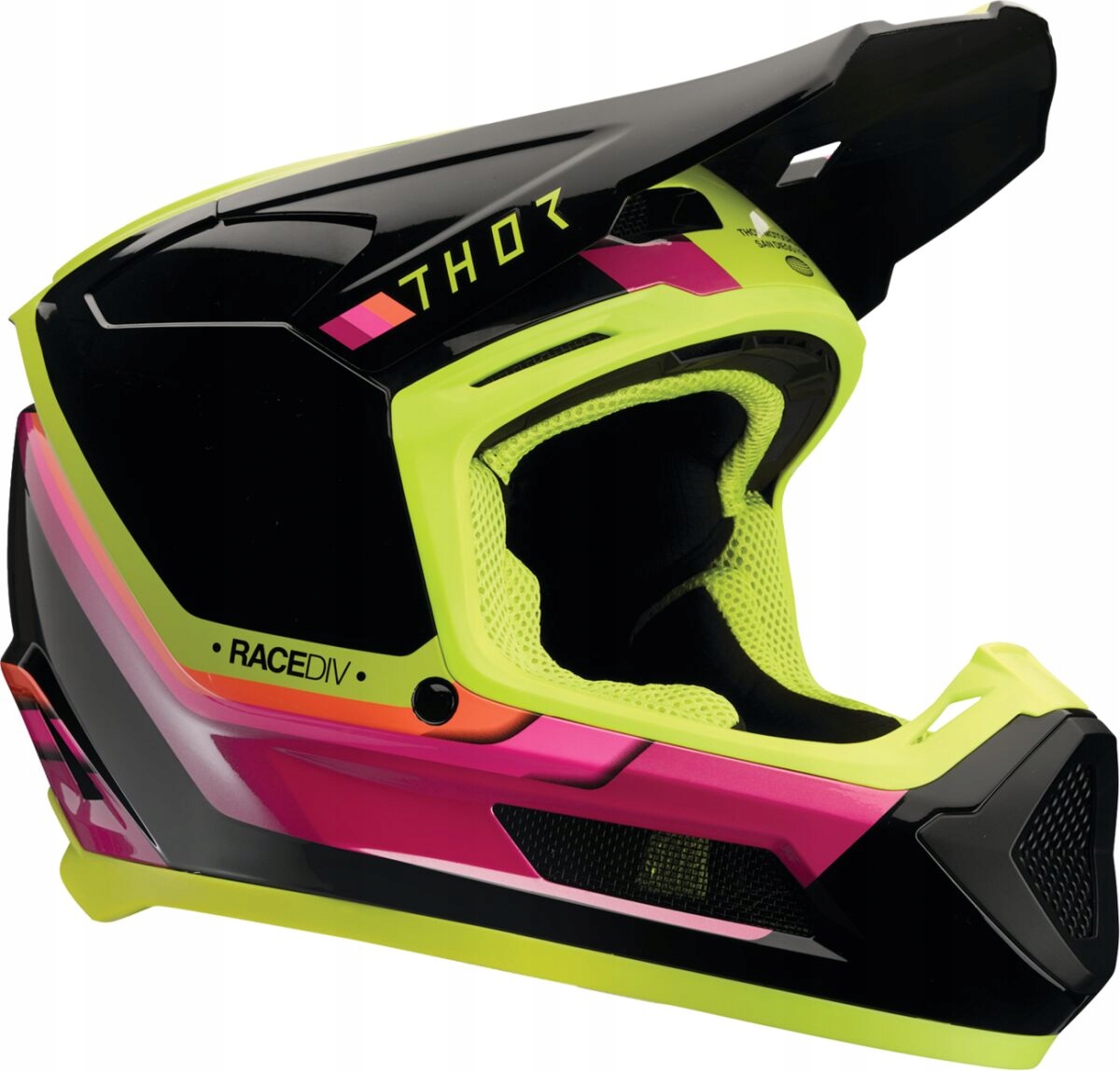 Detská Prilba Na Cross Quada Thor Youth Fleet Defy Black/acid M 0111-1760