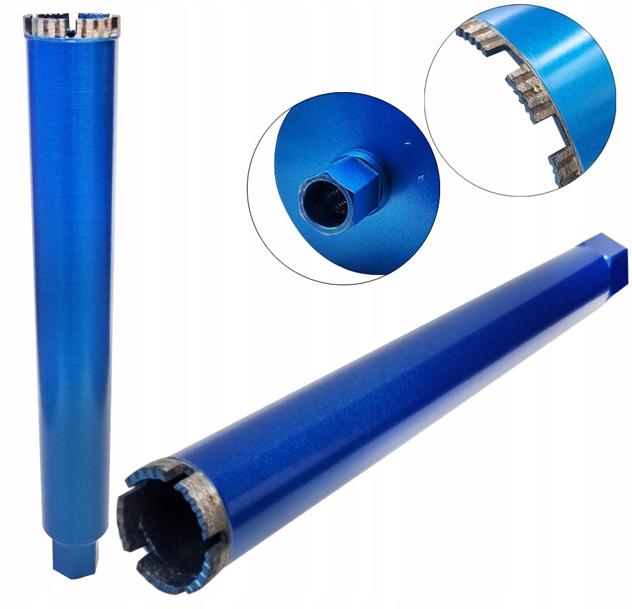 Wiertło Koronowe Diamentowe Do Betonu 52 x 450mm Wiertnica Otwornica