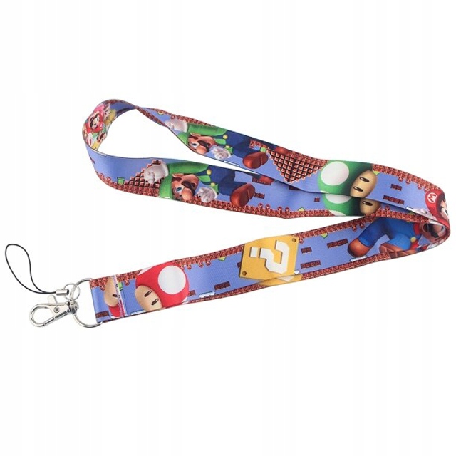

Smycz na klucze, pendrive, Mario Bros