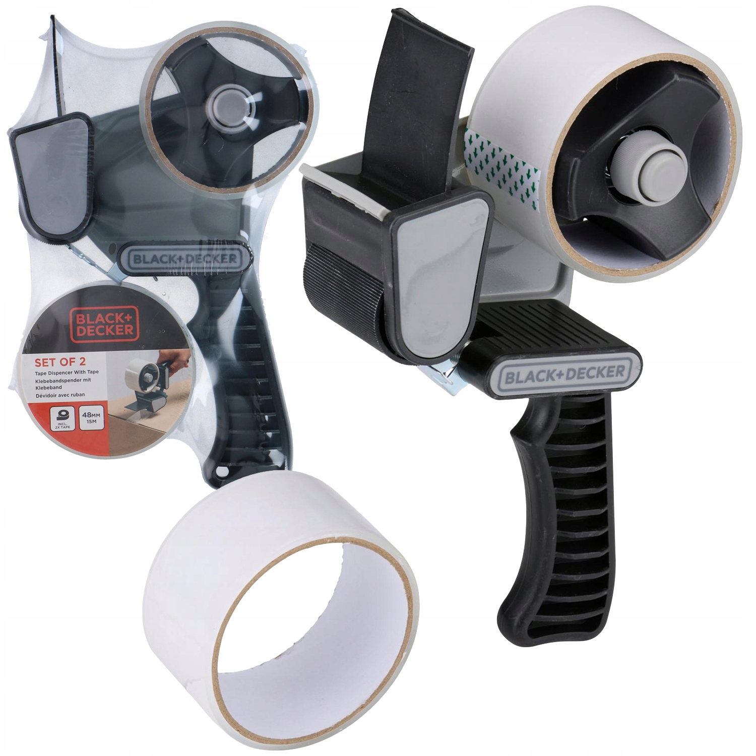 DYSPENSER DO TAŚMY PAKOWEJ Black&Decker ZAKLEJARKA DO TAŚMY KLEJĄCEJ