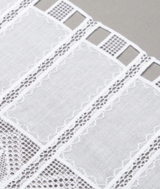 FIRANA ZAZDROSKA Z GIPIURĄ ŻAKARDOWĄ 40 cm Materiał gipiura