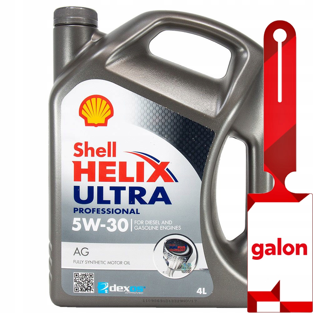 Shell Ultra Professional Ag 5W30 4L syntetyczny olej silnikowy