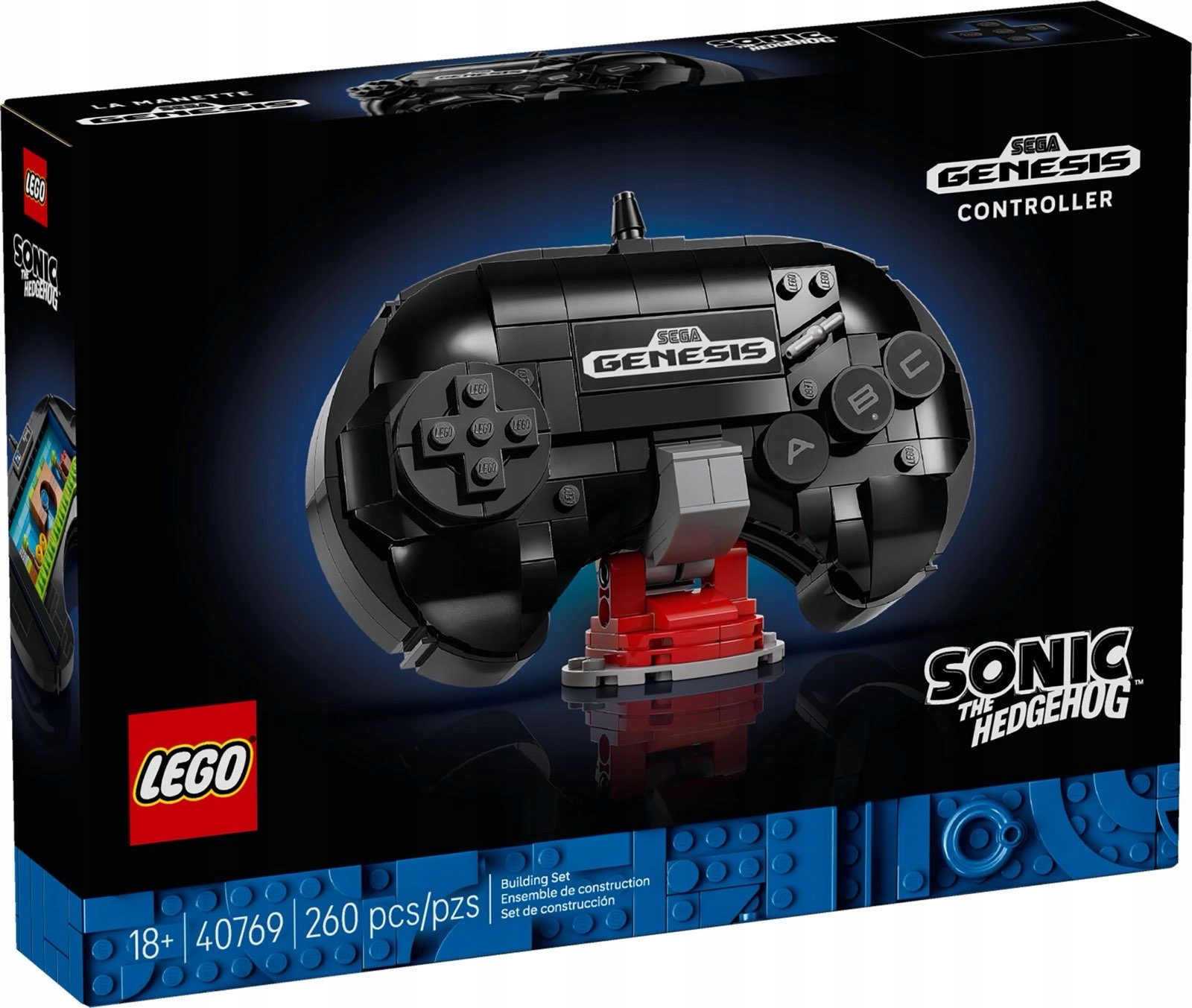 Lego 40769 Sonic the Hedgehog Sega Genesis Controller Stavebnice Controller