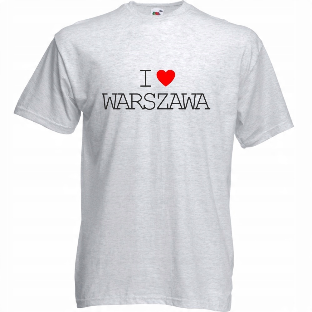 

Koszulka Warszawa stolica Polska M ash szara