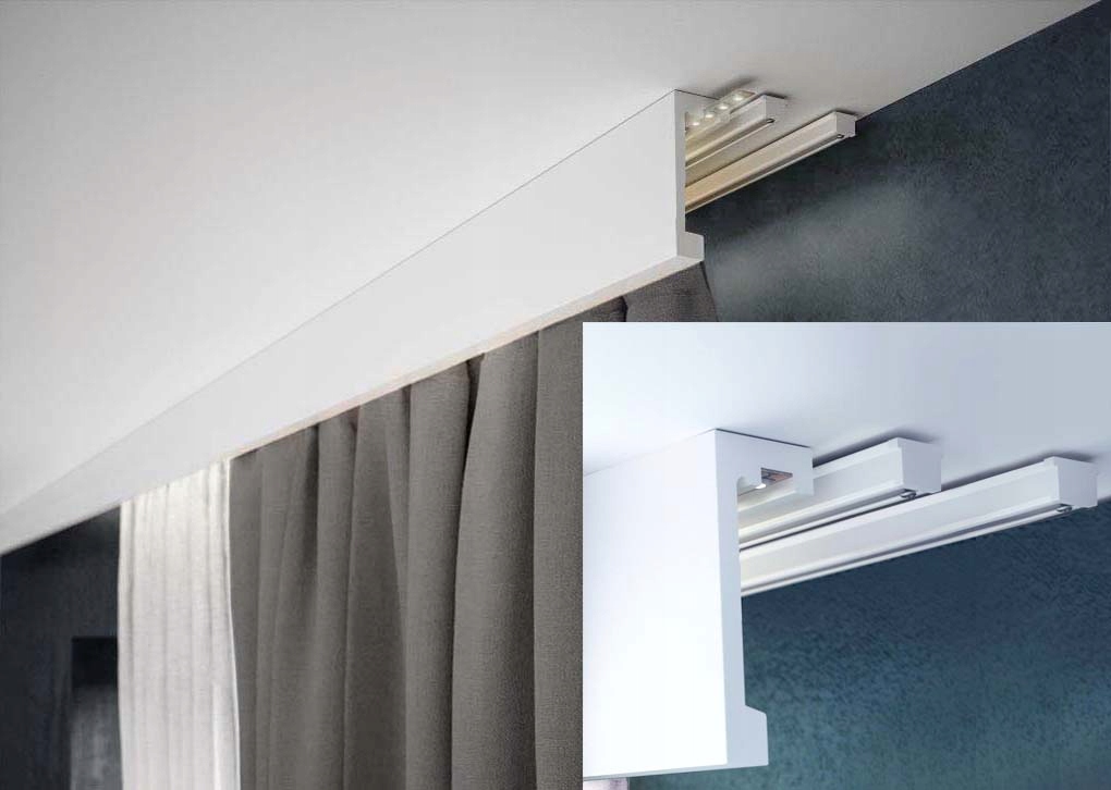 LISTWA MASKUJĄCA KARNISZ LED 15cm. Listwa przysufitowa LK-02 Creativa Marka Creativa