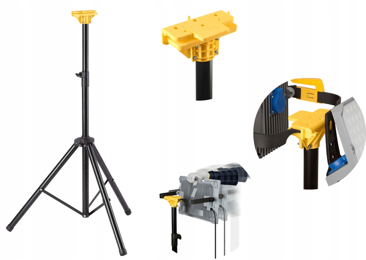 000737 - Стенд чорний Future Stand. 2M + система Click Head