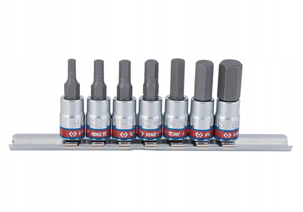 King Tony Nasadki Calowe 1/4 Z Imbusem 7SZT 2127SR
